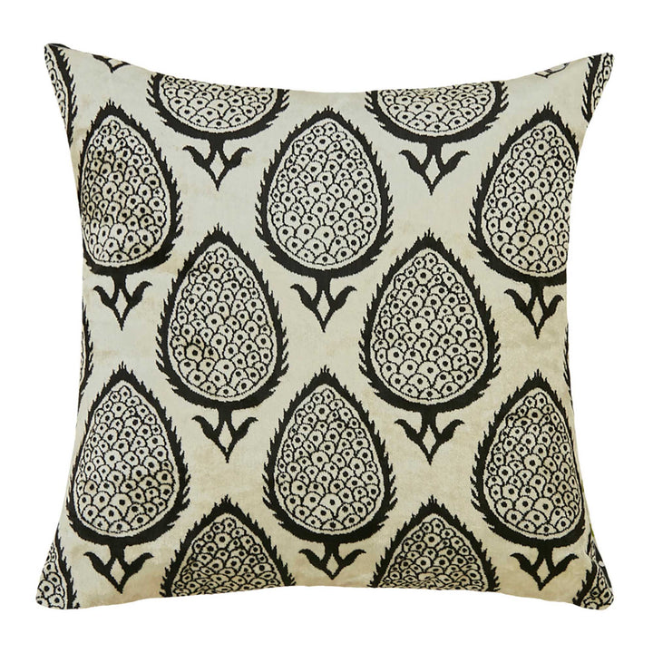 Silk and Velvet Pillow Cover