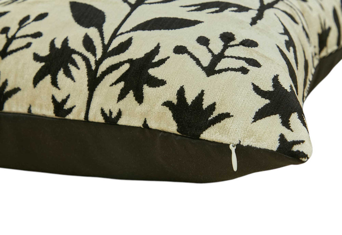 Silk and Velvet Pillow Cover