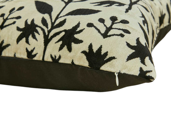 Silk and Velvet Pillow Cover