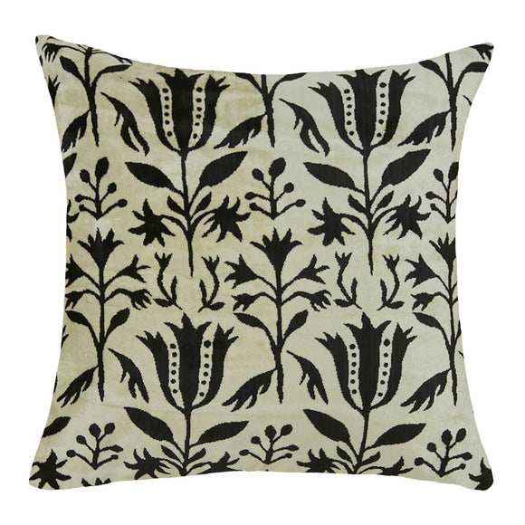 Silk and Velvet Pillow Cover