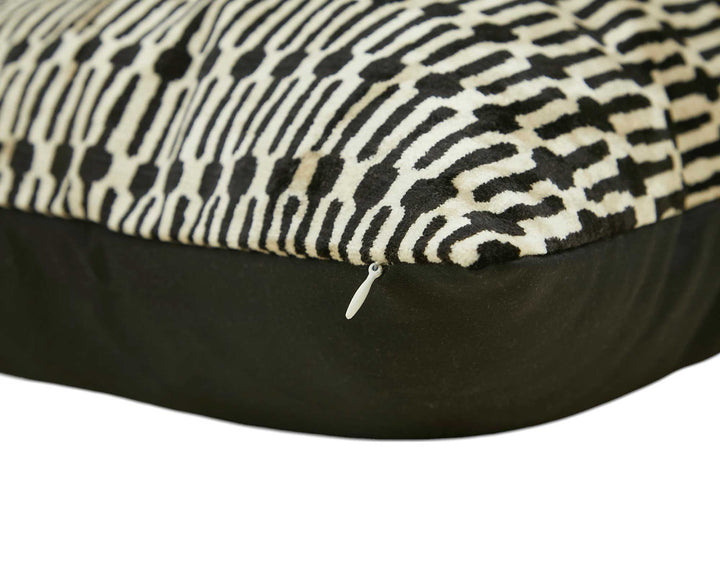 Silk and Velvet Pillow Cover