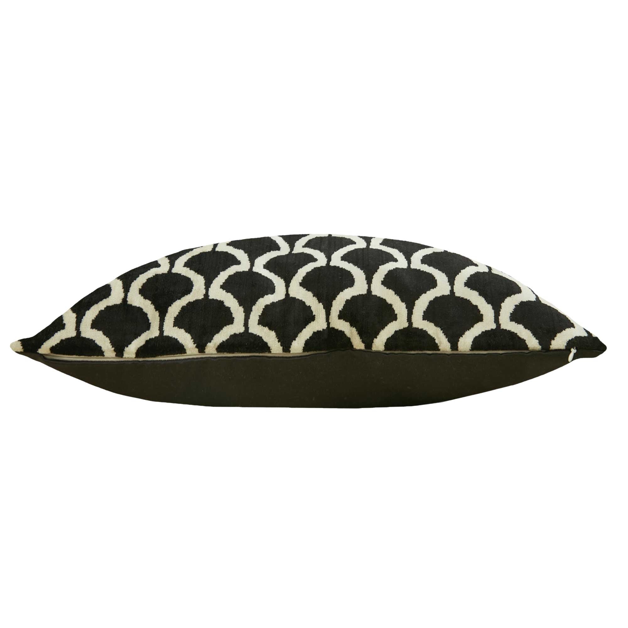 Silk and Velvet Pillow Cover
