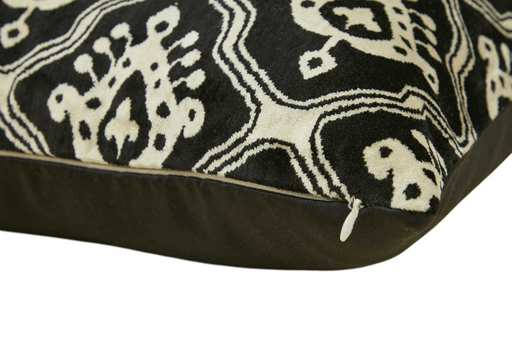 Silk and Velvet Pillow Cover