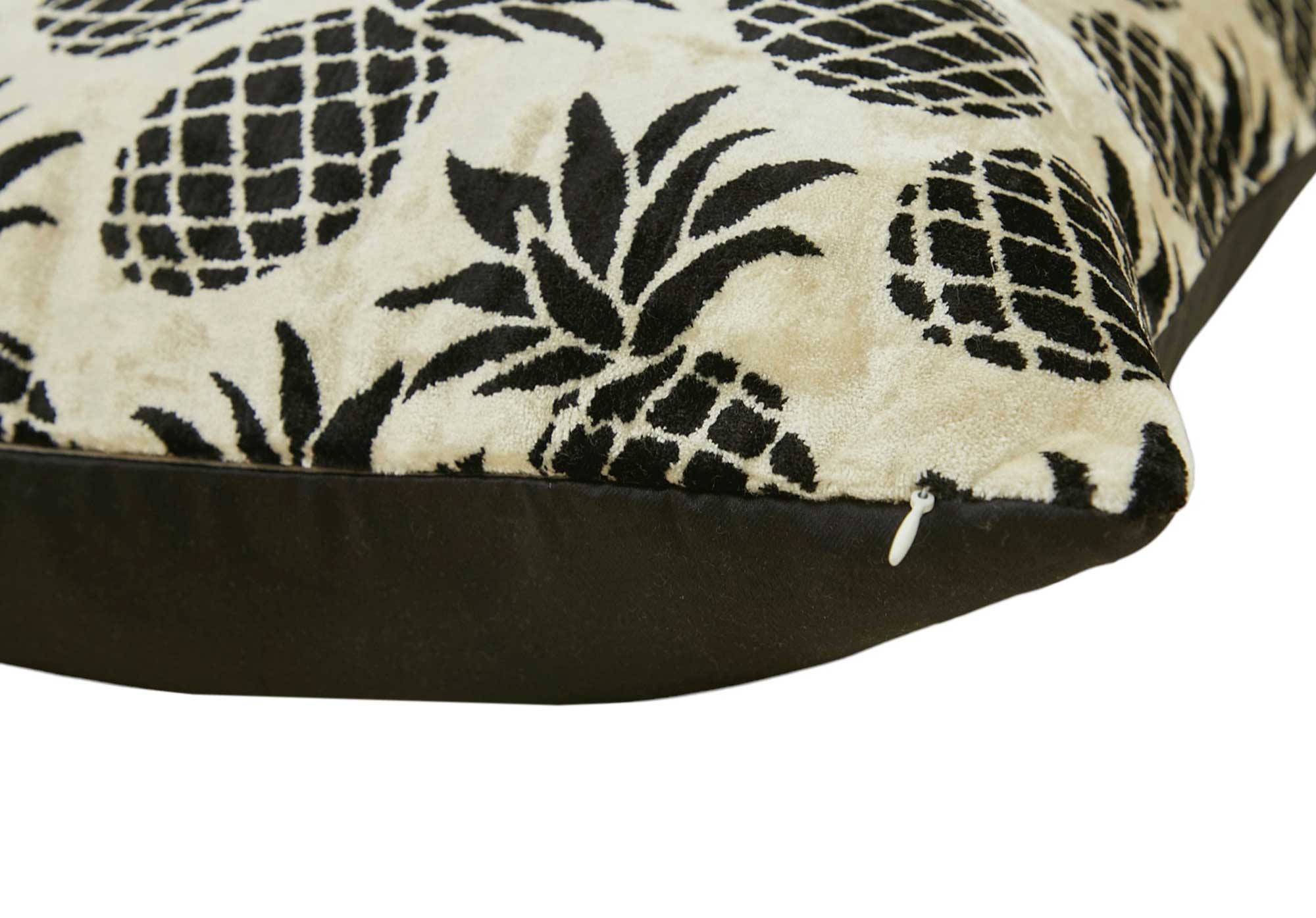 Silk and Velvet Pillow Cover