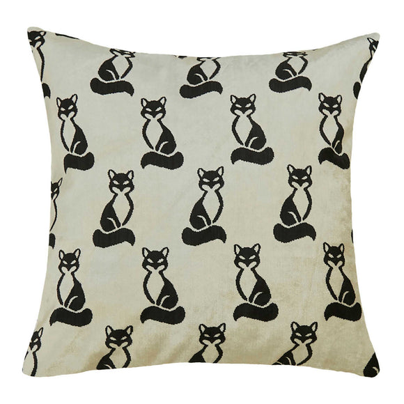 Silk and Velvet Pillow Cover