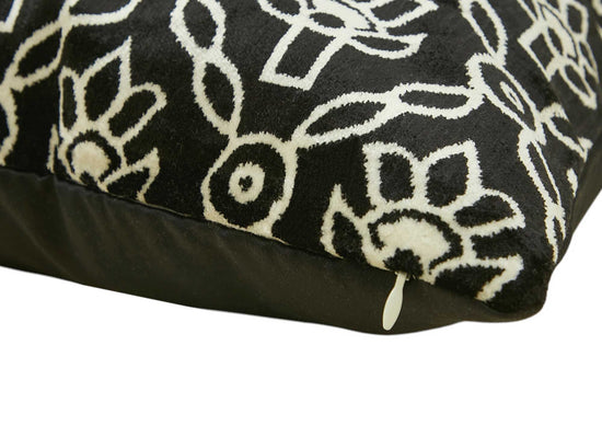 Silk and Velvet Pillow Cover