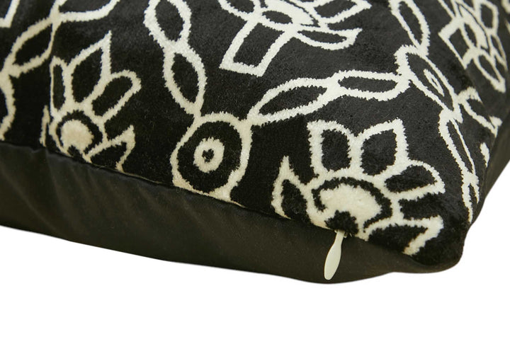 Silk and Velvet Pillow Cover