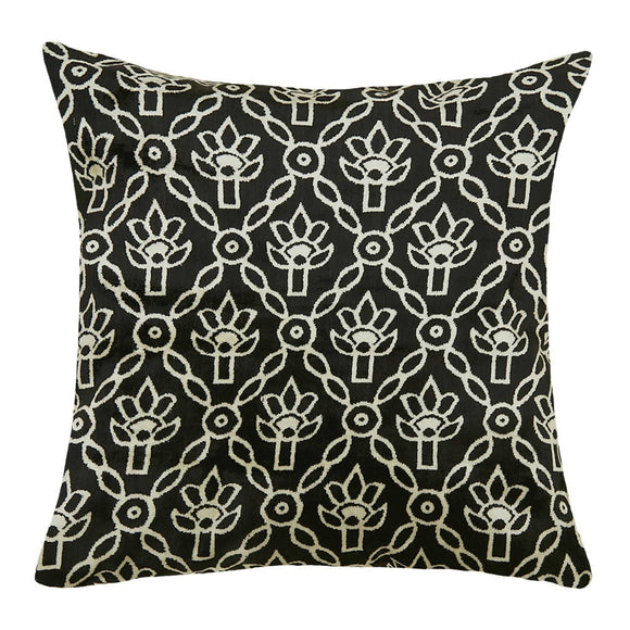 Silk and Velvet Pillow Cover