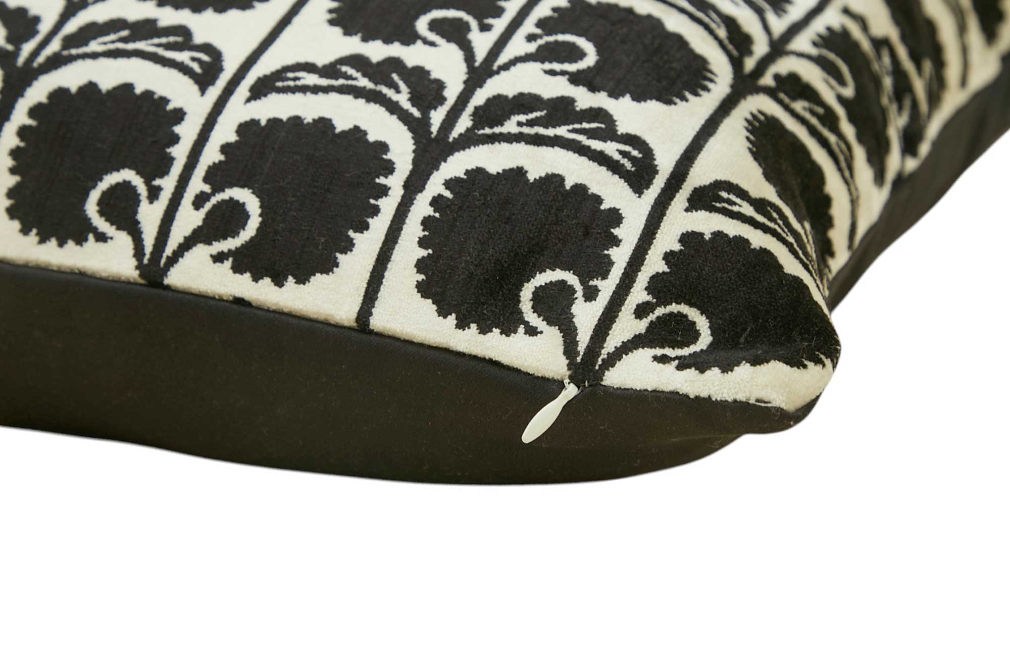 Silk and Velvet Pillow Cover