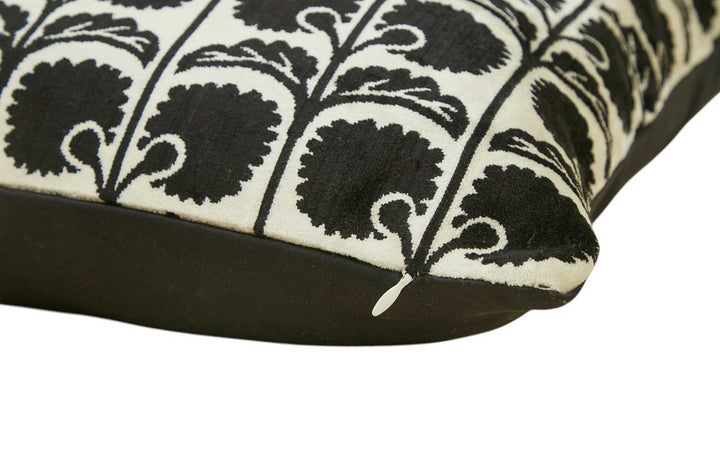 Silk and Velvet Pillow Cover