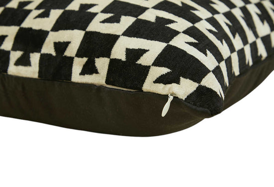 Silk and Velvet Pillow Cover