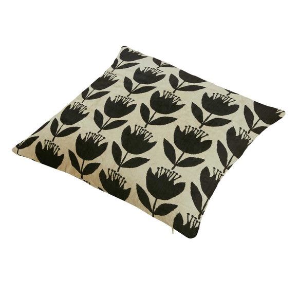 Silk and Velvet Pillow Cover