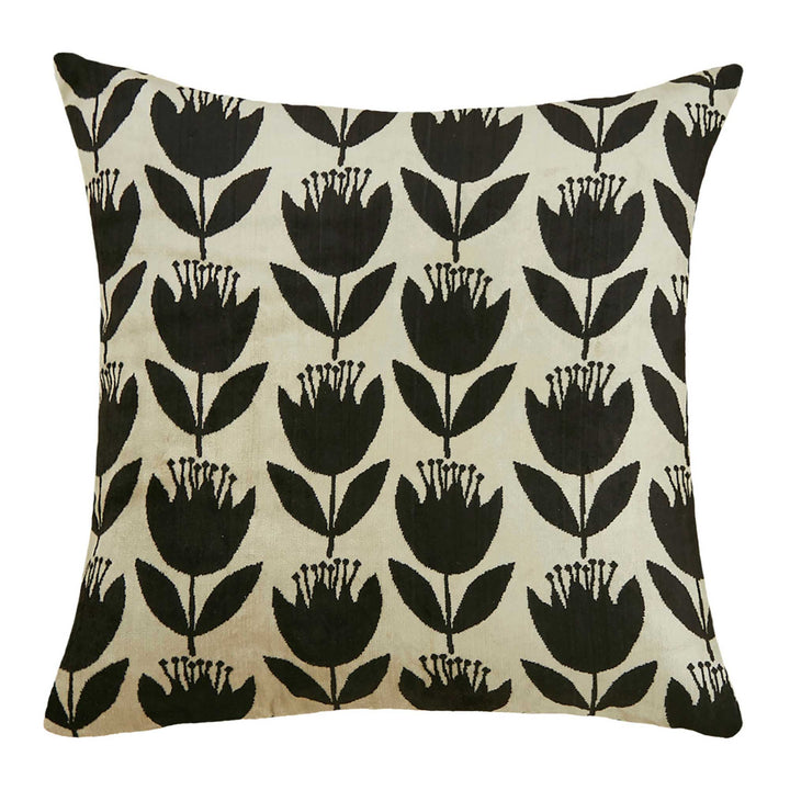 Silk and Velvet Pillow Cover