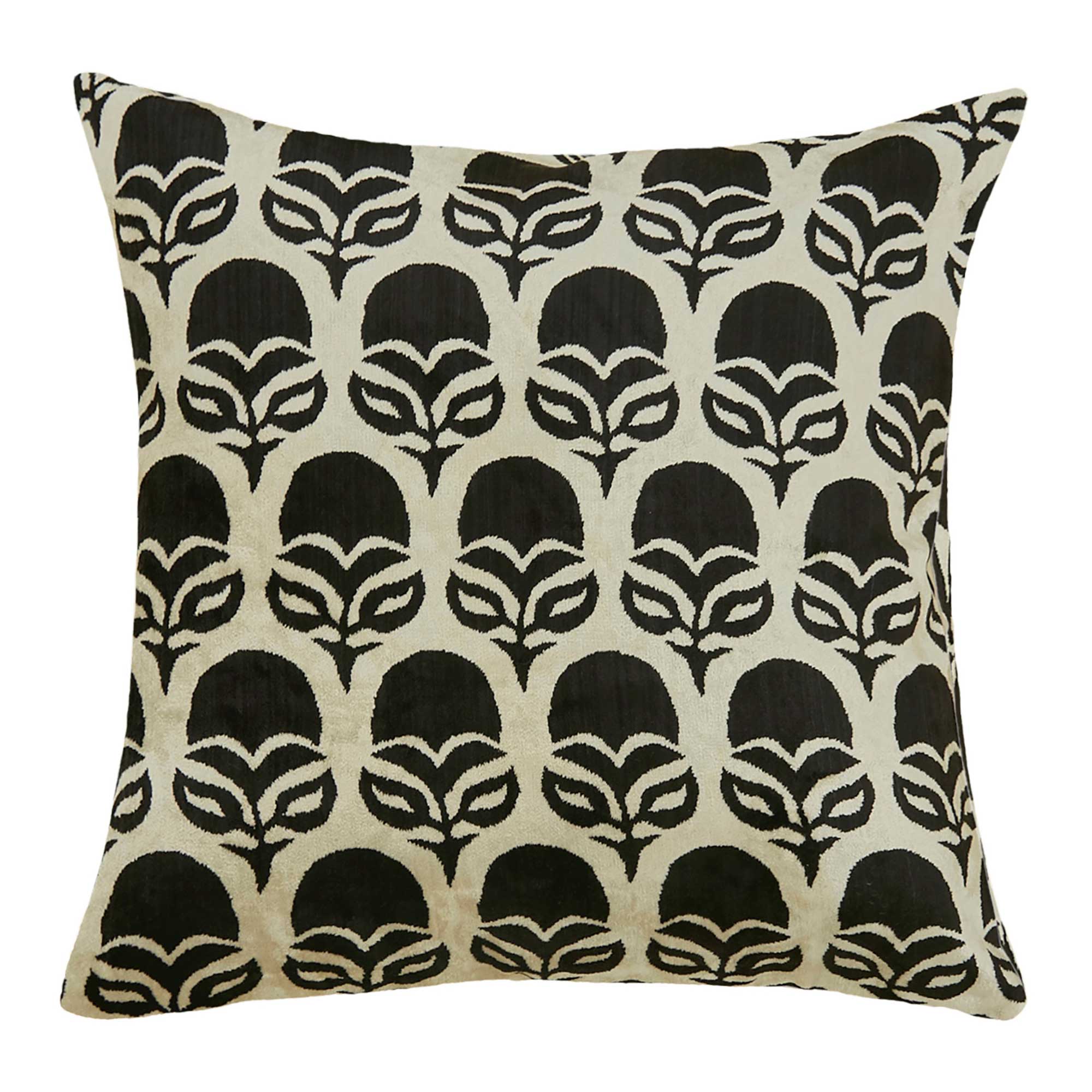 Silk and Velvet Pillow Cover