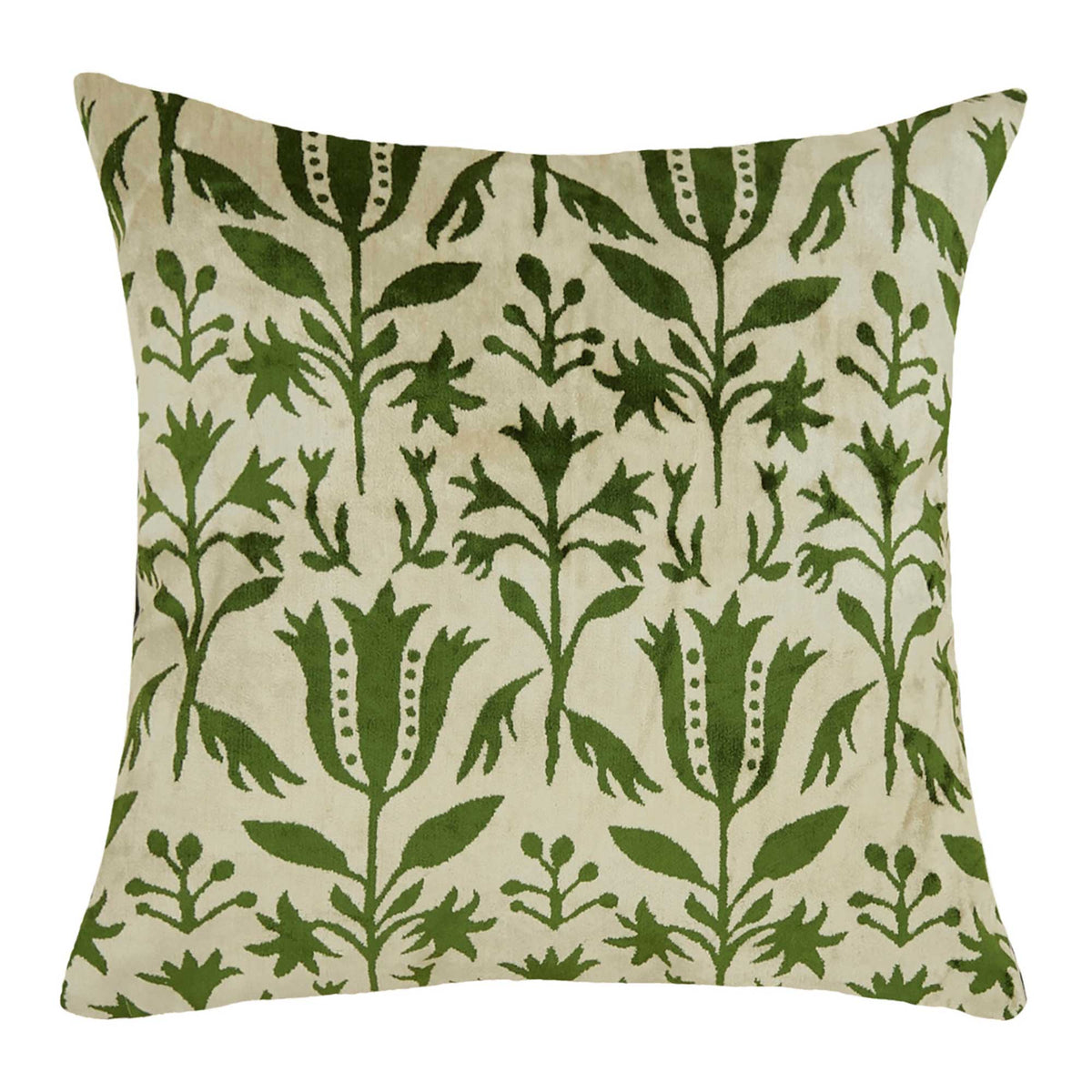 Silk and Velvet Pillow Cover