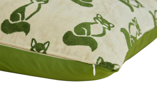 Silk and Velvet Pillow Cover