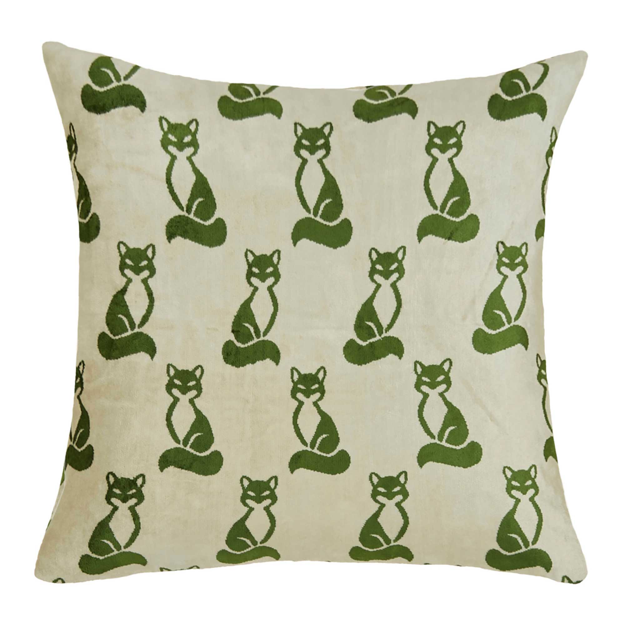 Silk and Velvet Pillow Cover