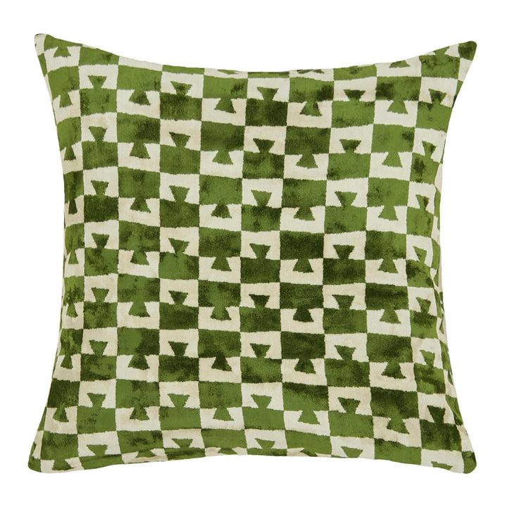 Silk and Velvet Pillow Cover