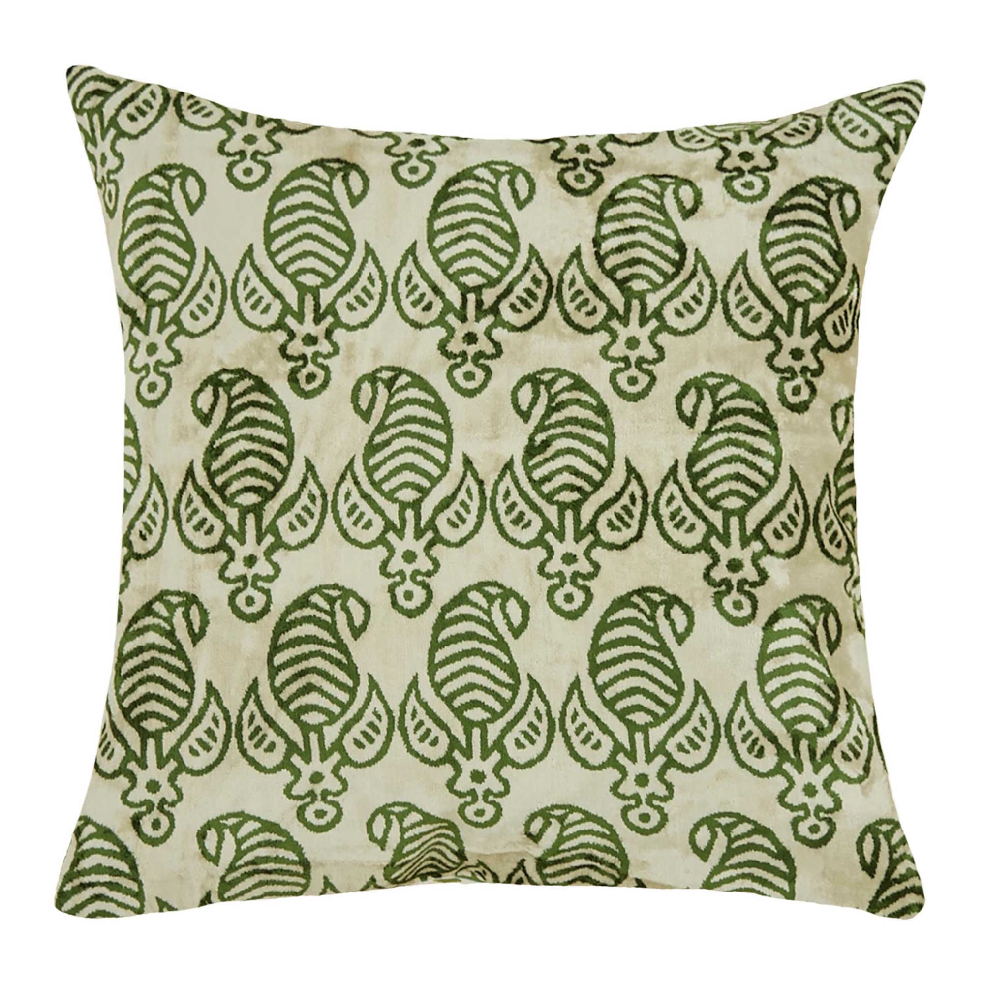 Silk and Velvet Pillow Cover