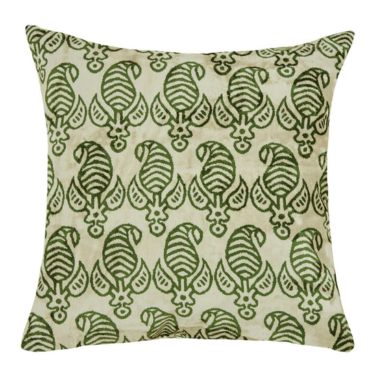 Silk and Velvet Pillow Cover