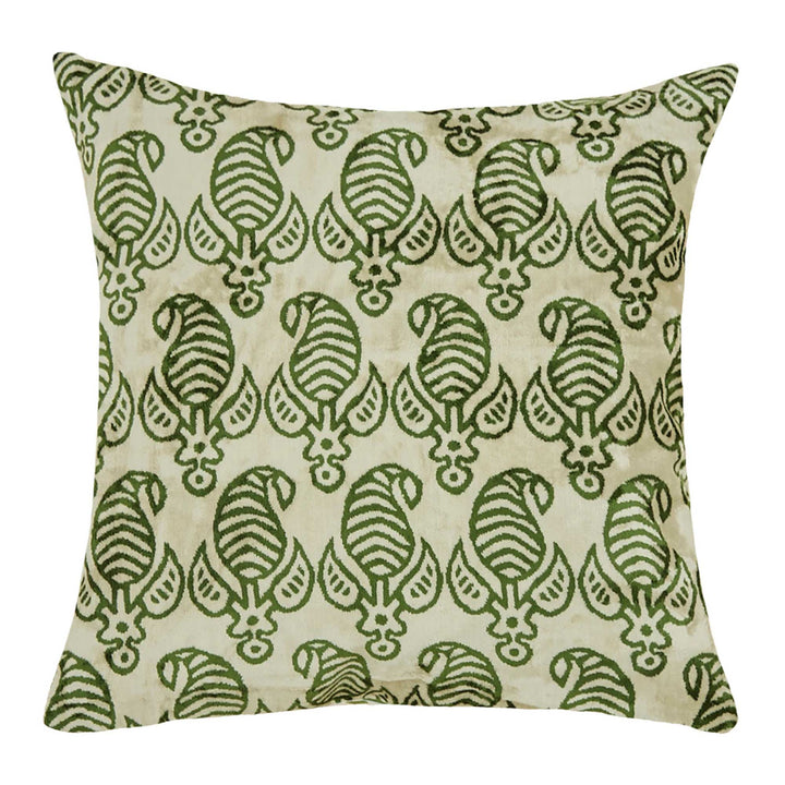 Silk and Velvet Pillow Cover