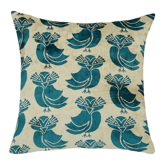 Silk and Velvet Pillow Cover