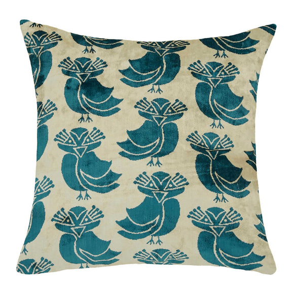 Silk and Velvet Pillow Cover