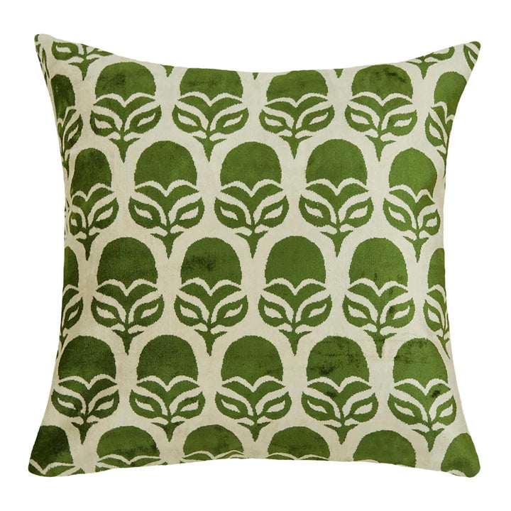 Silk and Velvet Pillow Cover