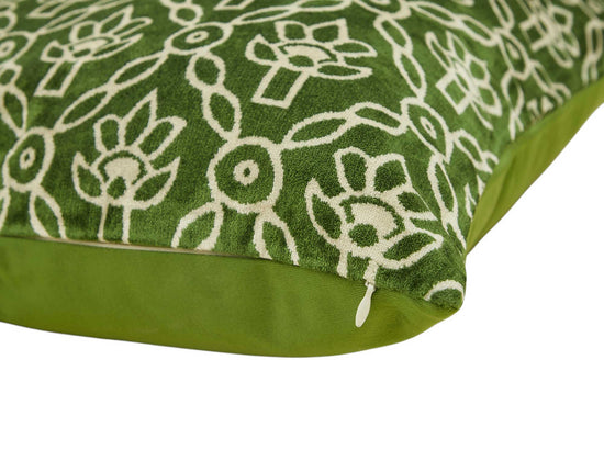 Silk and Velvet Pillow Cover