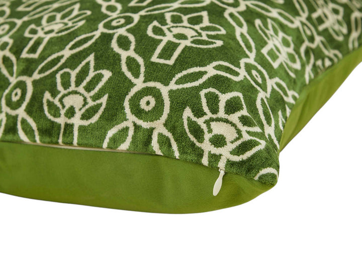 Silk and Velvet Pillow Cover