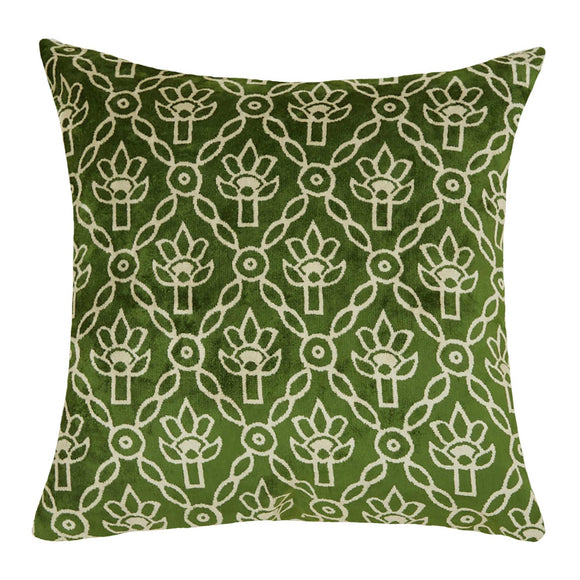 Silk and Velvet Pillow Cover