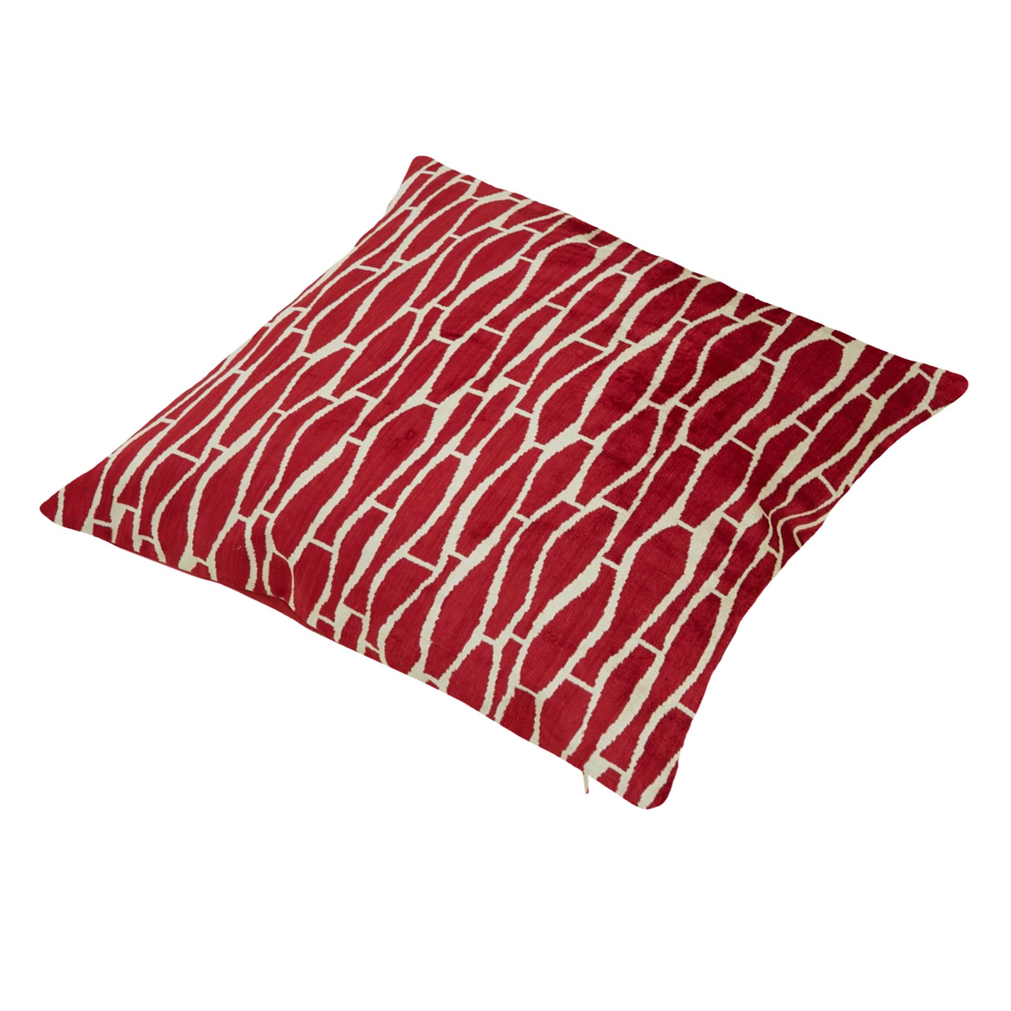 Silk and Velvet Pillow Cover