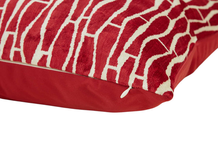 Silk and Velvet Pillow Cover