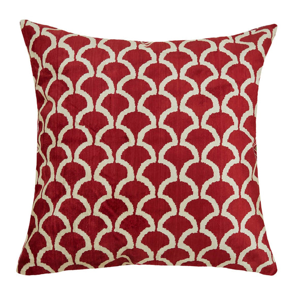 Silk and Velvet Pillow Cover
