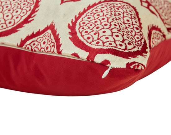 Silk and Velvet Pillow Cover