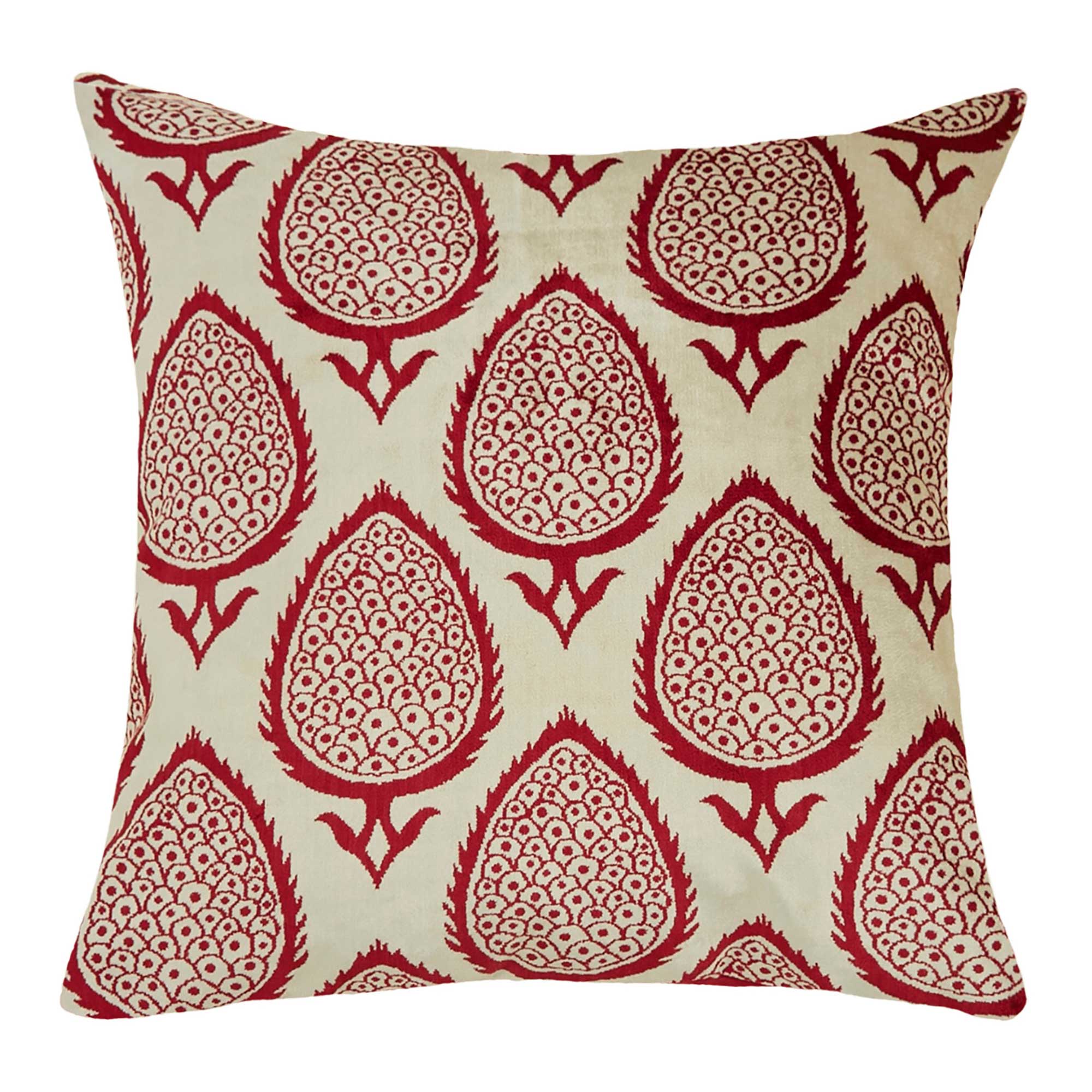 Silk and Velvet Pillow Cover