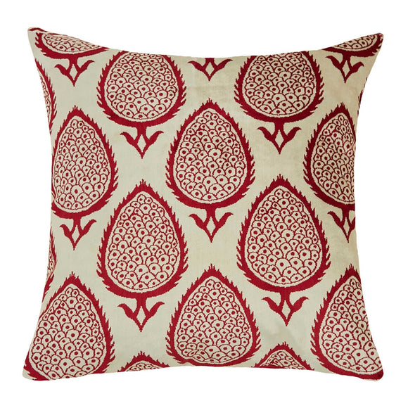 Silk and Velvet Pillow Cover