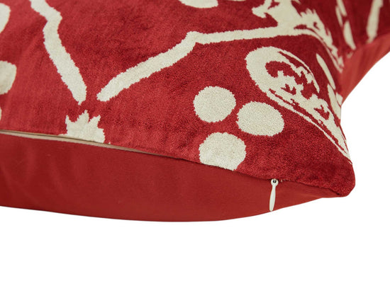 Silk and Velvet Pillow Cover