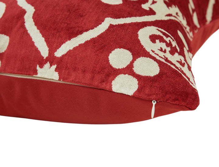 Silk and Velvet Pillow Cover