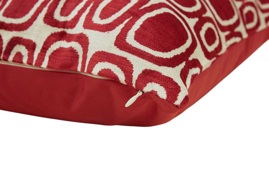 Silk and Velvet Pillow Cover