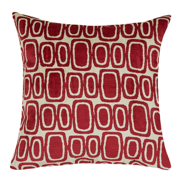 Silk and Velvet Pillow Cover