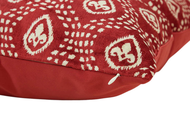 Silk and Velvet Pillow Cover