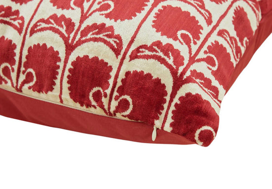 Silk and Velvet Pillow Cover