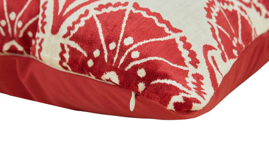 Silk and Velvet Pillow Cover