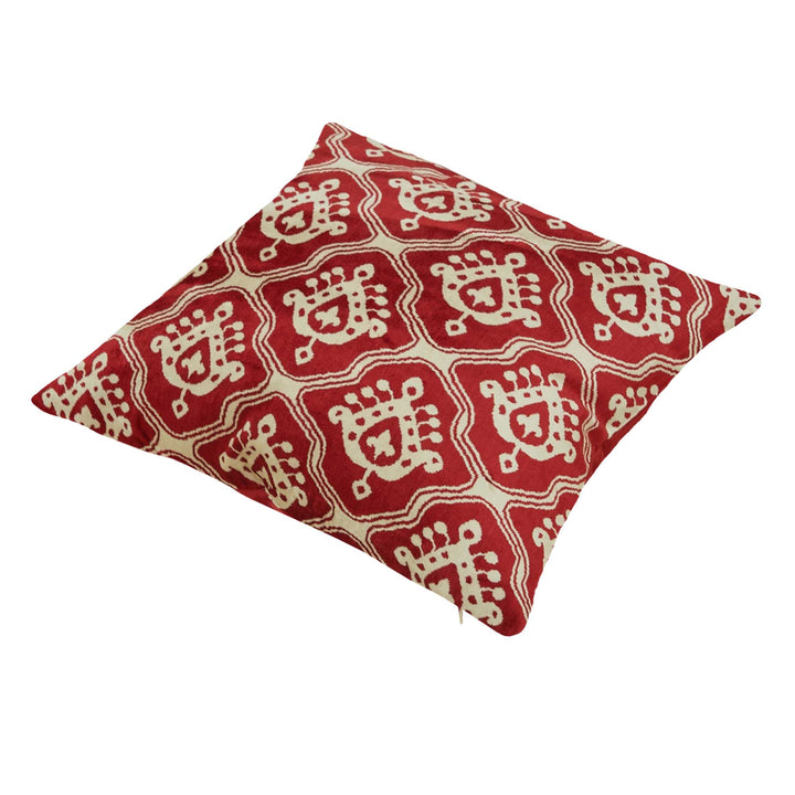 Silk and Velvet Pillow Cover