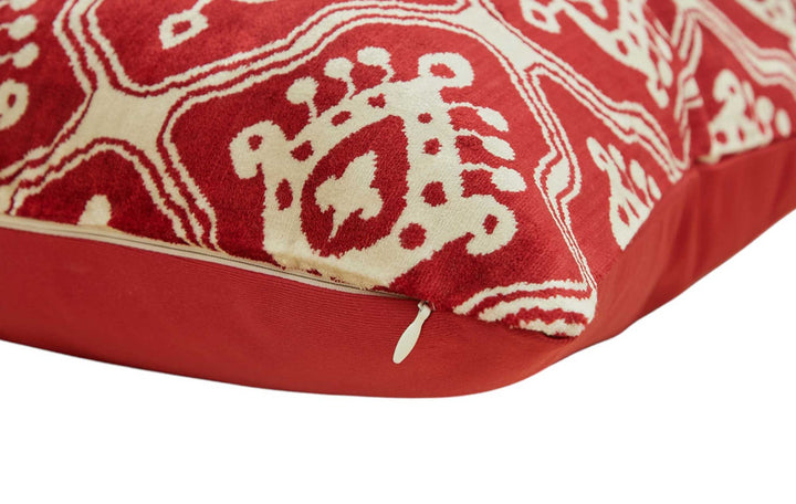 Silk and Velvet Pillow Cover