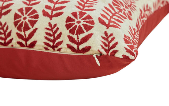 Silk and Velvet Pillow Cover