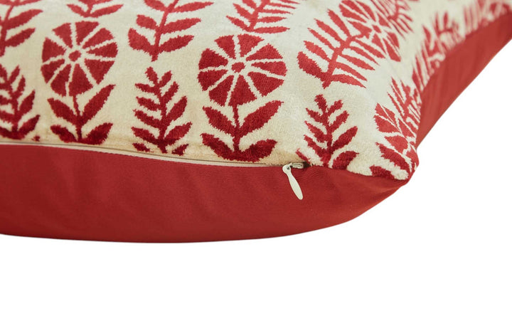 Silk and Velvet Pillow Cover