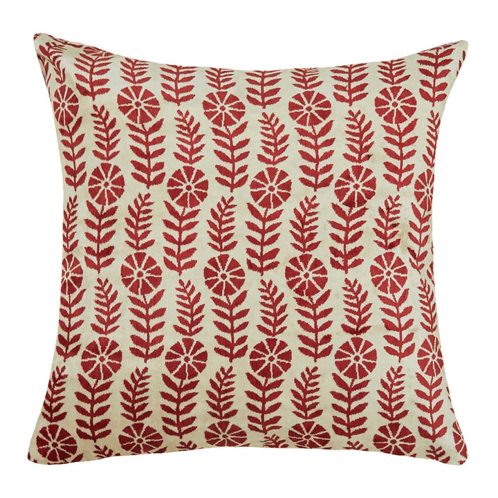 Silk and Velvet Pillow Cover