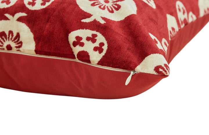 Silk and Velvet Pillow Cover